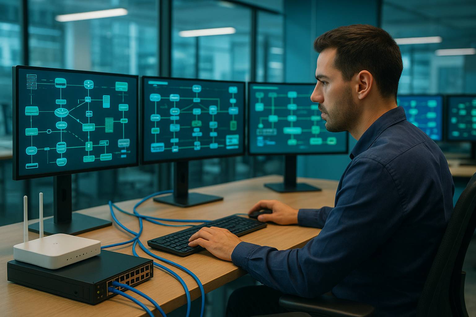 Cómo aprender redes informáticas orientadas a soporte técnico
