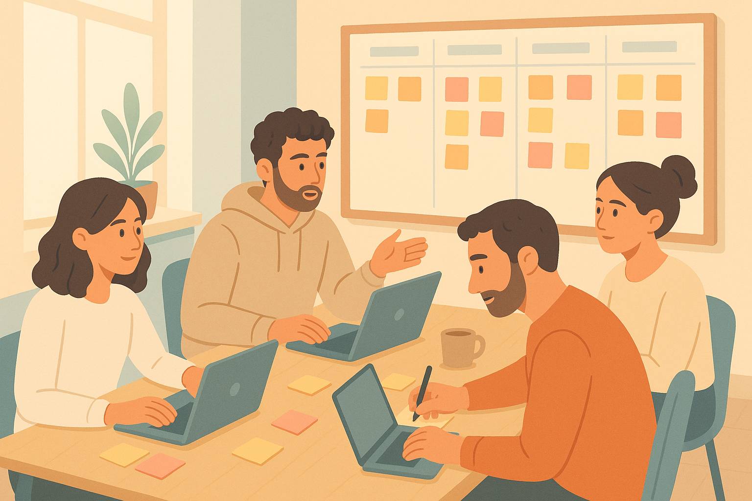 Técnicas sencillas para organizar el trabajo en equipos pequeños