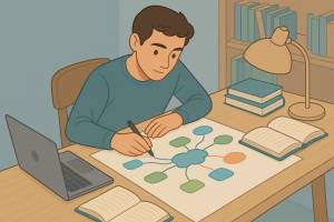Cómo usar mapas mentales para organizar estudios complejos